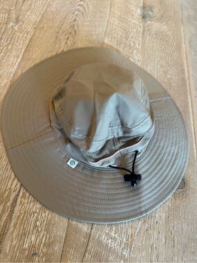 Panama Jack Tan Wide Brim Sun Hat